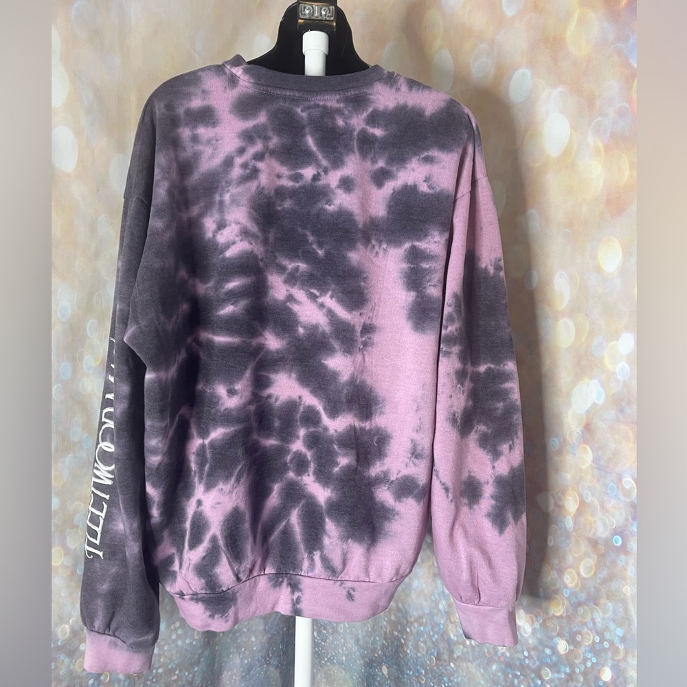 Fleetwood Mac Tie-Dye Sweater - Purpley Pink and Black Size 2XL XXL EUC - Picture 4 of 5